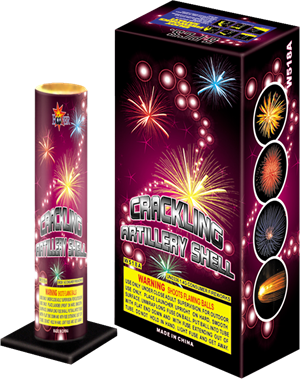 Artillery Ball Shells Crackling – 6 Pack - Twisted Thunder Fireworks