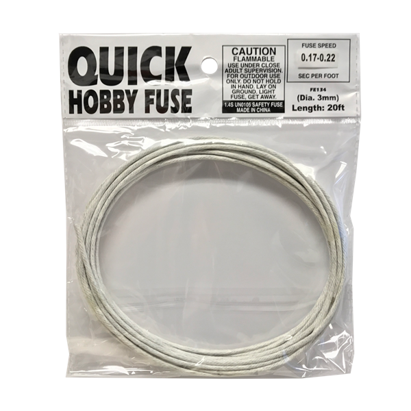 Red Fuse for Model Rocketry 3.5 mm 20 ft Roll